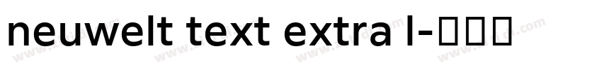 neuwelt text extra l字体转换